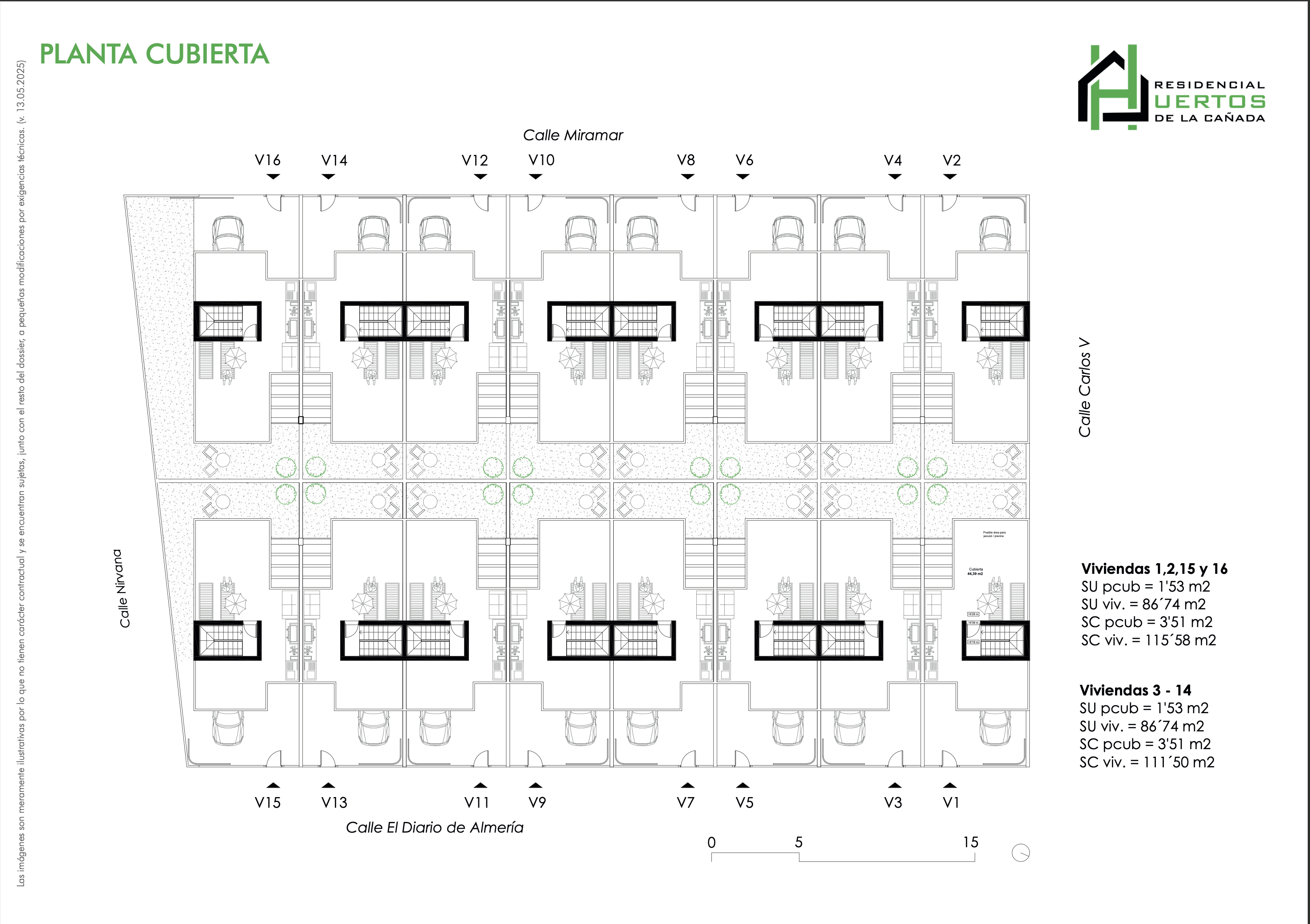 Plano de la Planta Cubierta